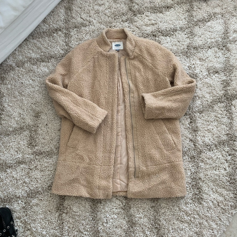 Old Navy Teddy Zip Coat
